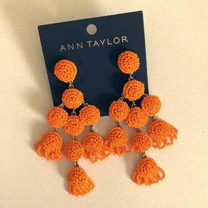 Ann Taylor Beaded Statement Earrings